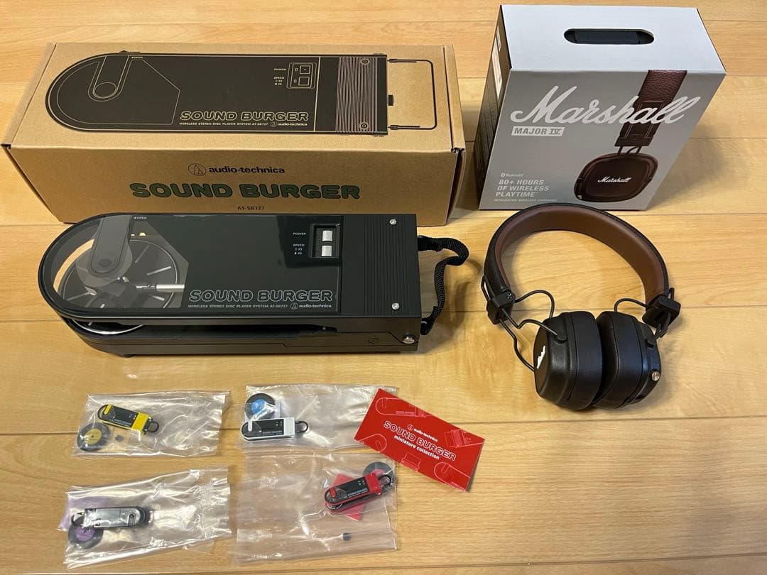 オーディオテクニカ サウンドバーガー マーシャル ワイヤレスオンイヤーヘッドホン