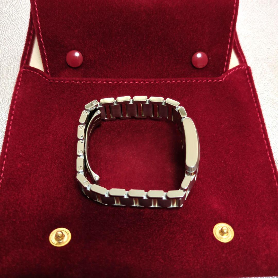 ✨️カルティエ✨️タンクフランセーズ　ピンクシェル コンビベルト