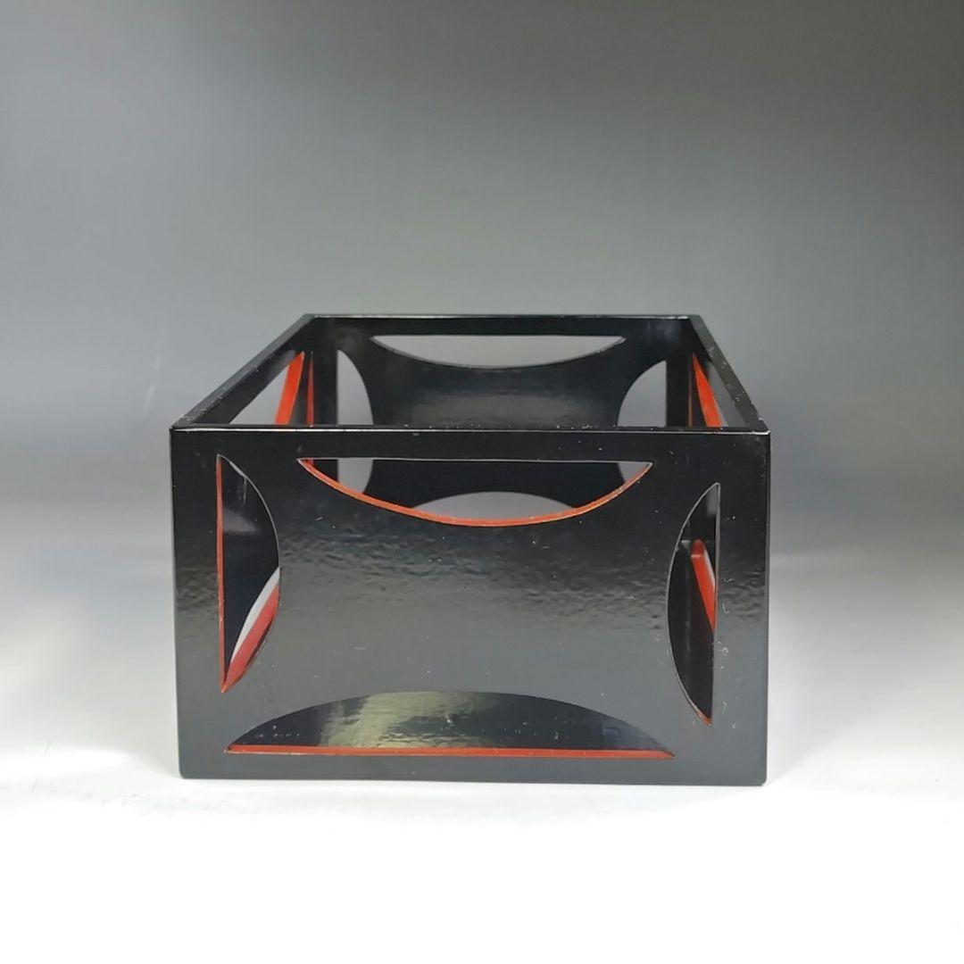 イ841 煙草盆『塗師作』『漆塗　莨盆　共箱』茶道具