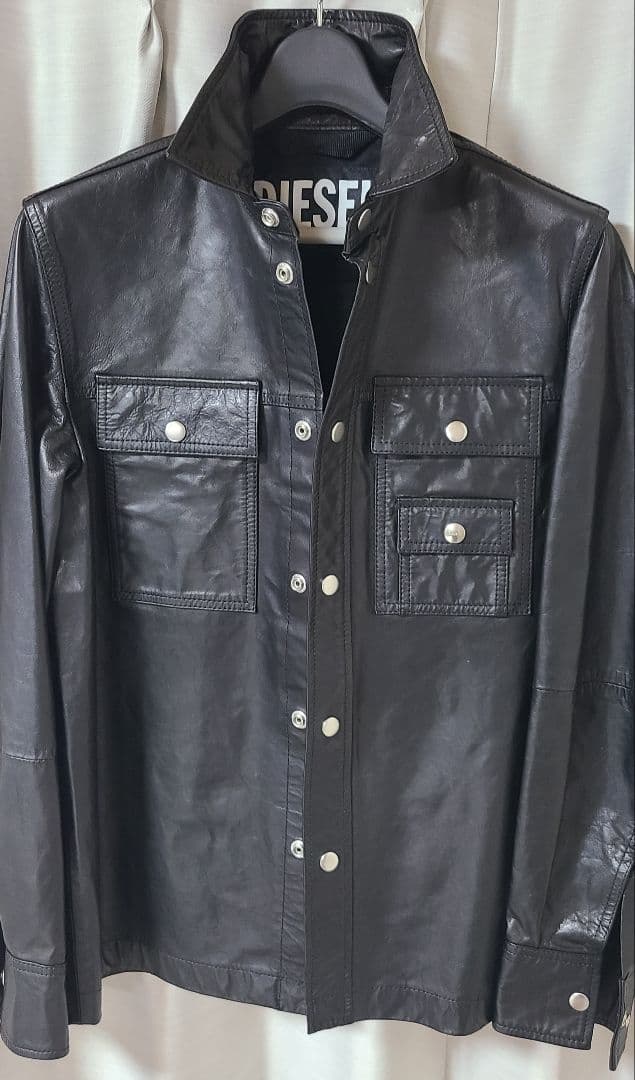 ★DIESEL ブラックレザージャケット