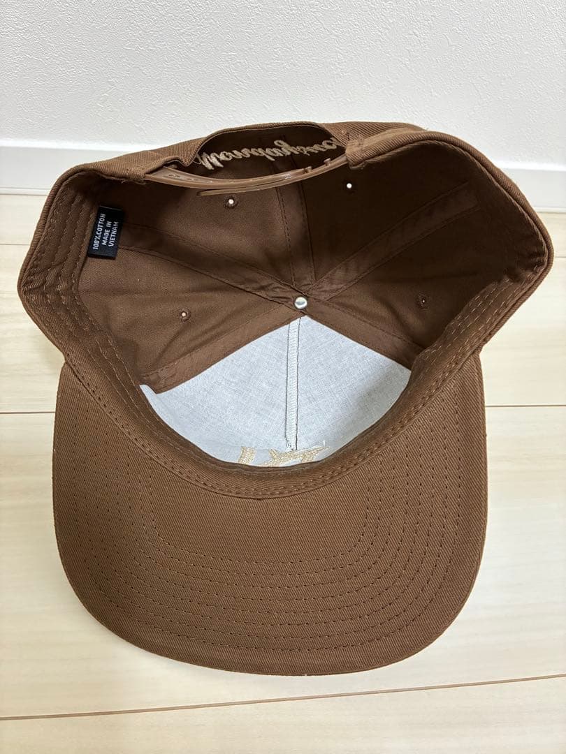 Monday suck キャップ　ブラウン　マンデーサック