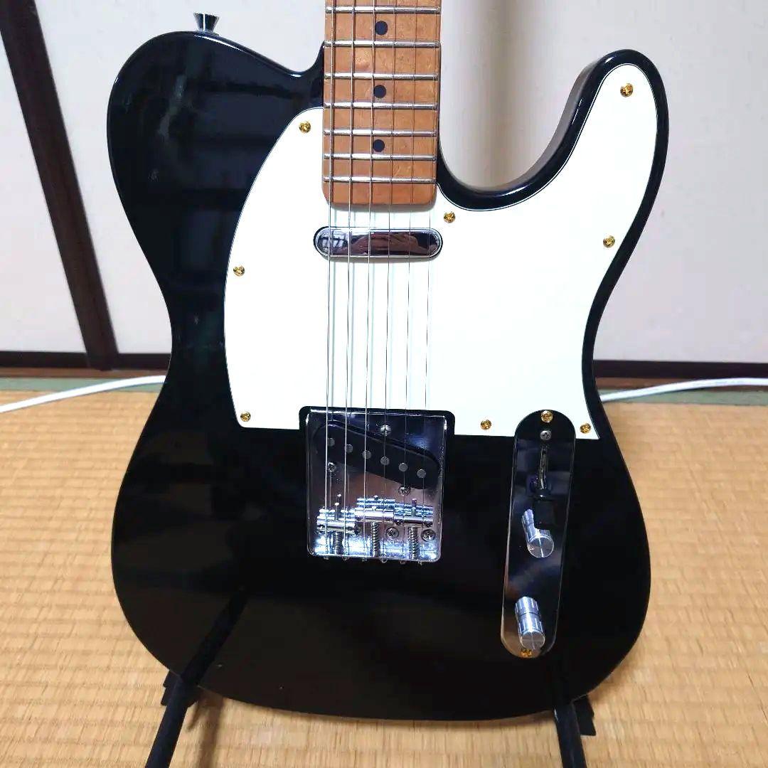 Jerma エレキギター ブラック‼️テレキャスター‼️動作確認済み‼️