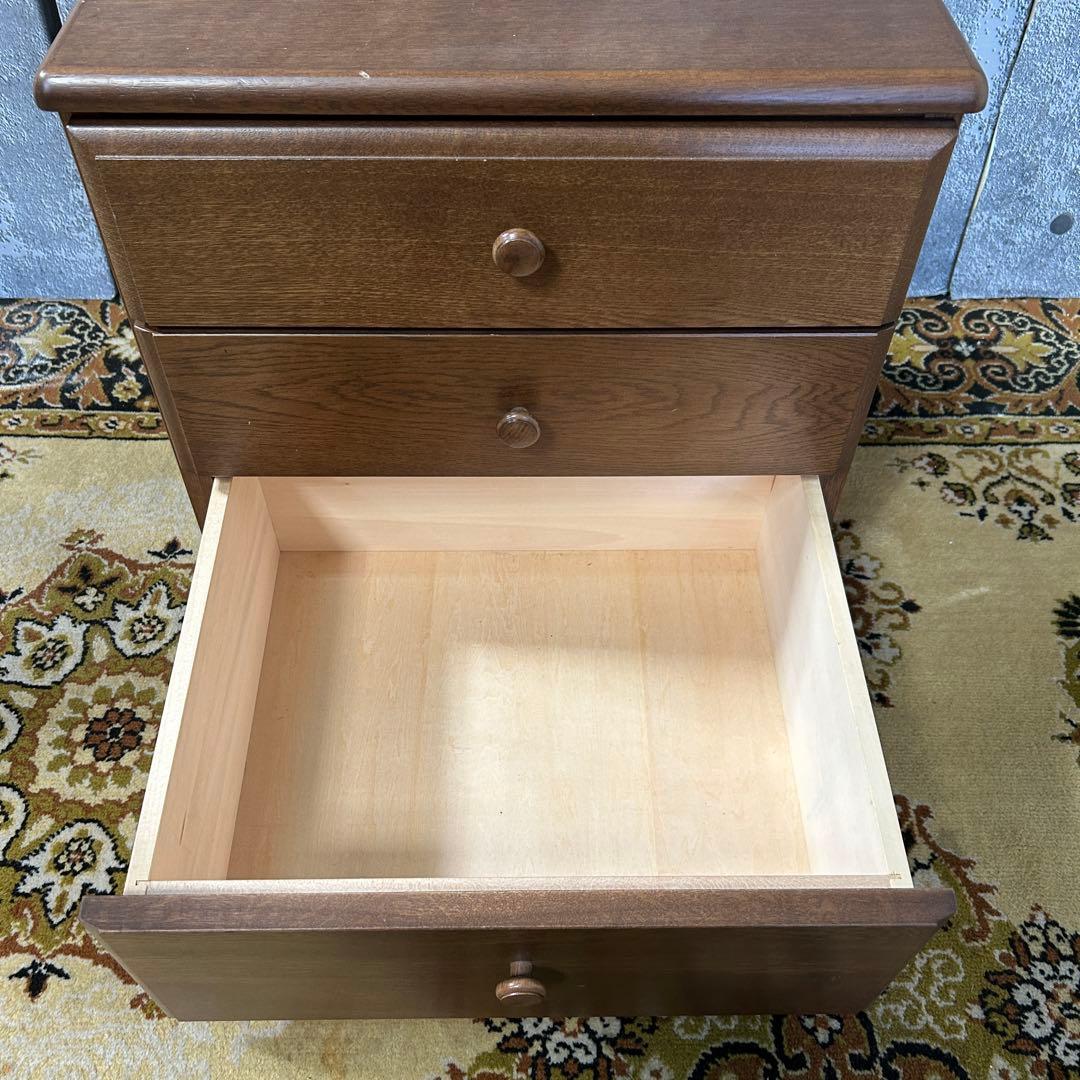 ꧁カリモク家具 karimoku꧂コンセント付ナイトテーブル サイド ロー 収納