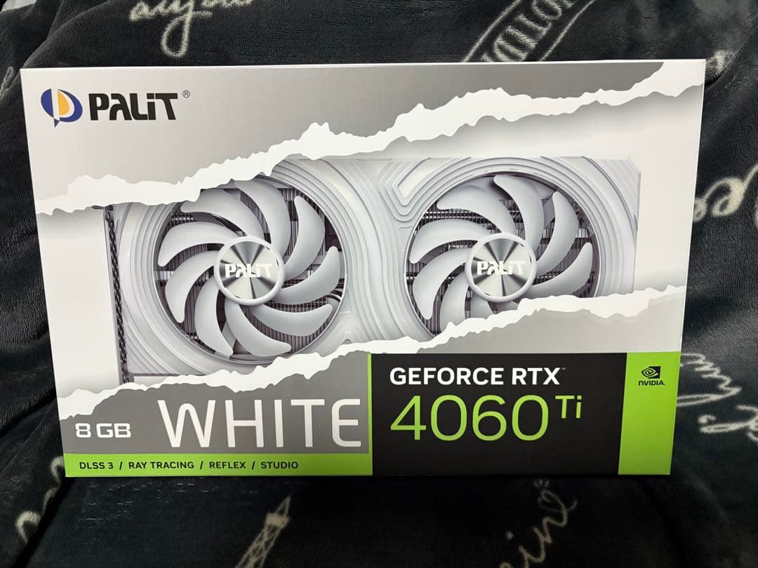 【中古品】PALIT GeForce RTX 4060 Ti 8GB ホワイト