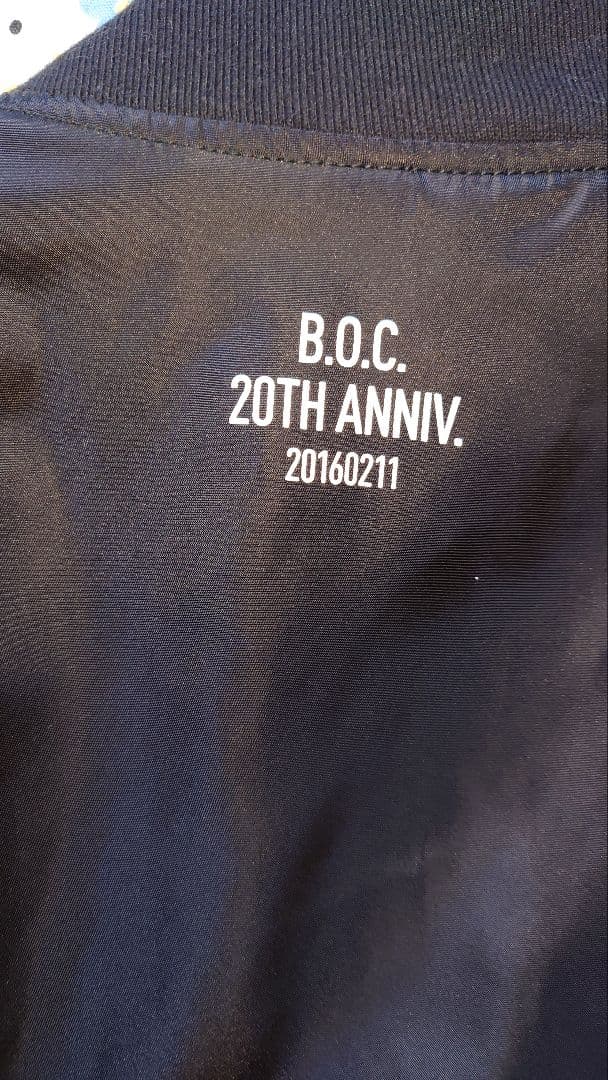 着用品　MA1黒ジャンパー　BUMP OF CHICKENバンプオブチキン　Ｍ