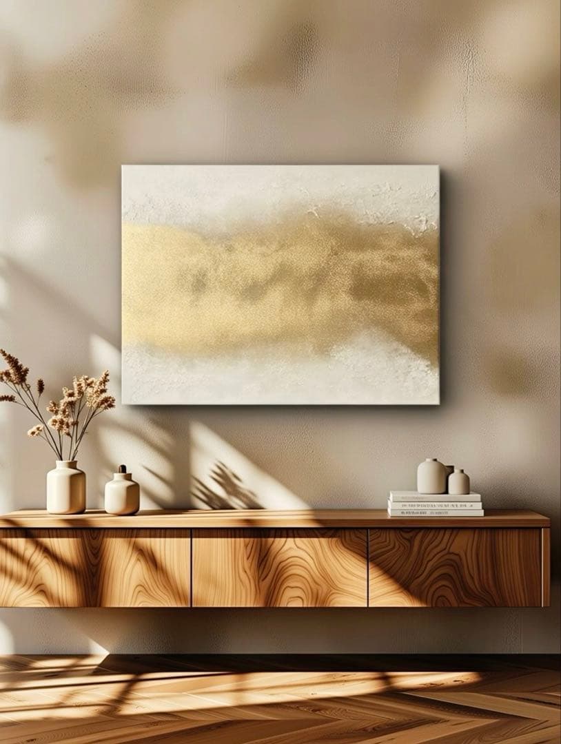 大きい絵画 803×652｜抽象画 現代アート 金 インテリア モダン 大きめ