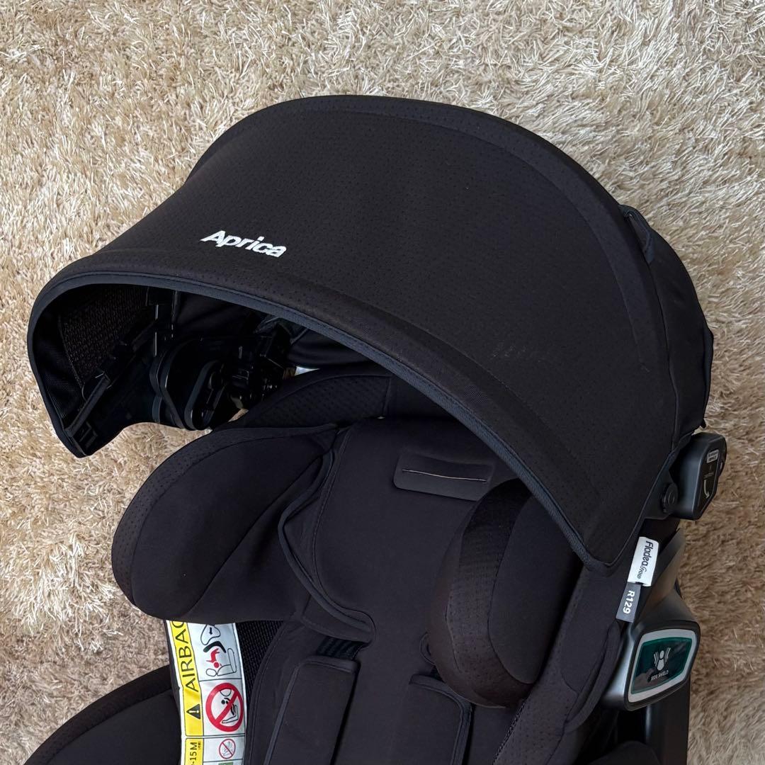 Aprica フラディアグロウ セーフティプラス ブラック ISOFIX 美品