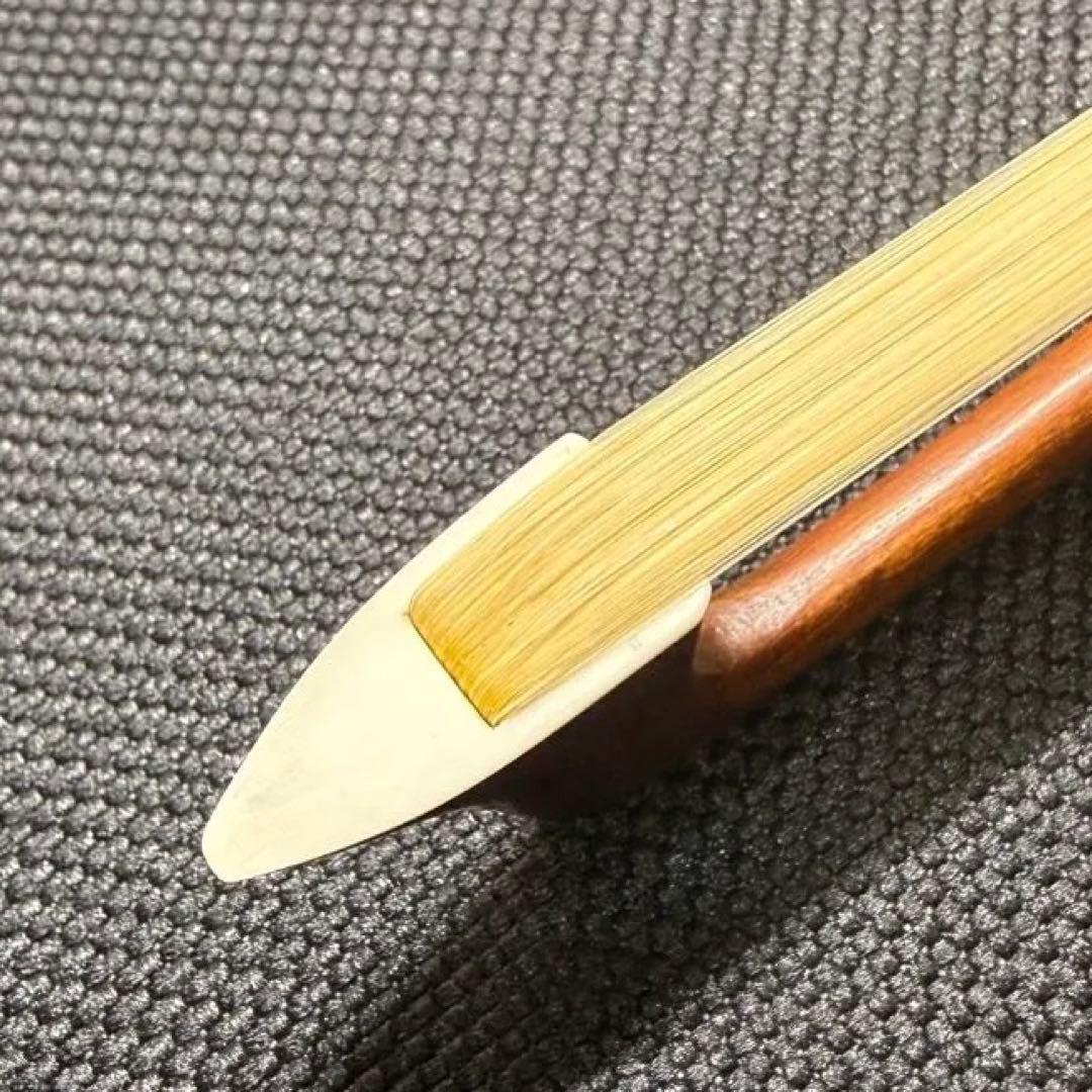 【整備品】オールド バイオリン 弓 4/4 フェルナンブコ 刻印無 ヨーロッパ製