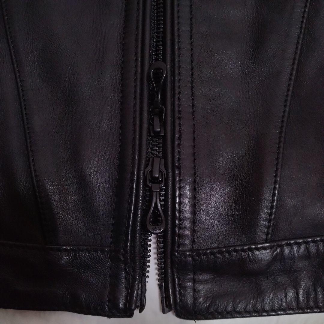 【ビックサイズ XL 本革】ニコルクラブ レザー ライダースジャケット シングル