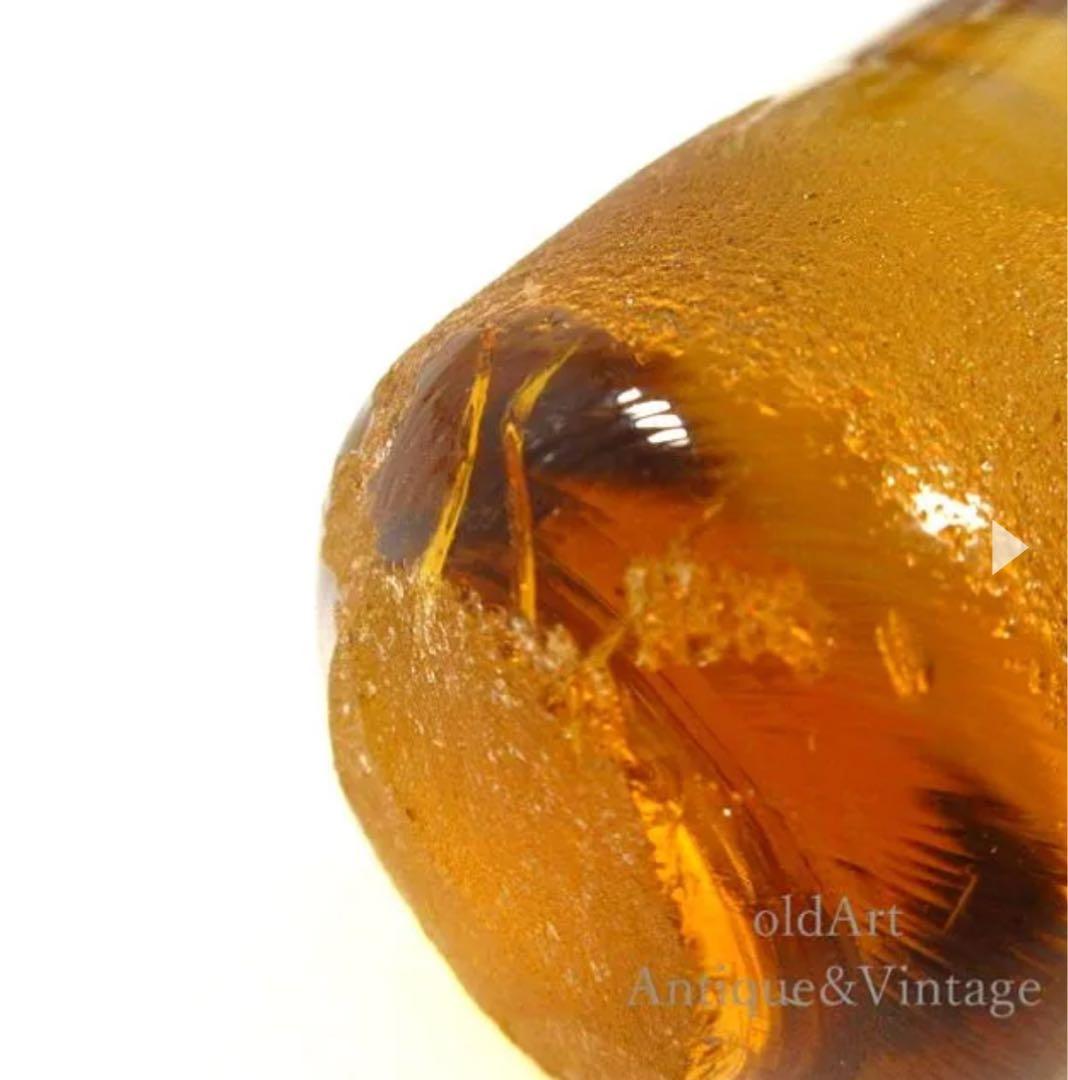 USA製アメリカンヴィンテージガラスピッチャージャグ水差し蓋付きオブジェ