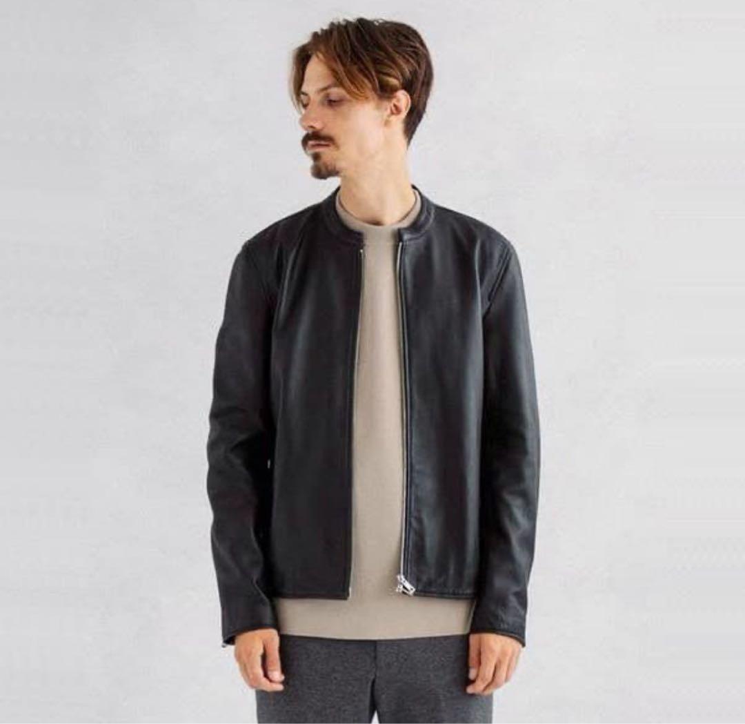 美品　ユナイテッドトウキョウ　ライダースジャケット　シングル　ラムレザー　2