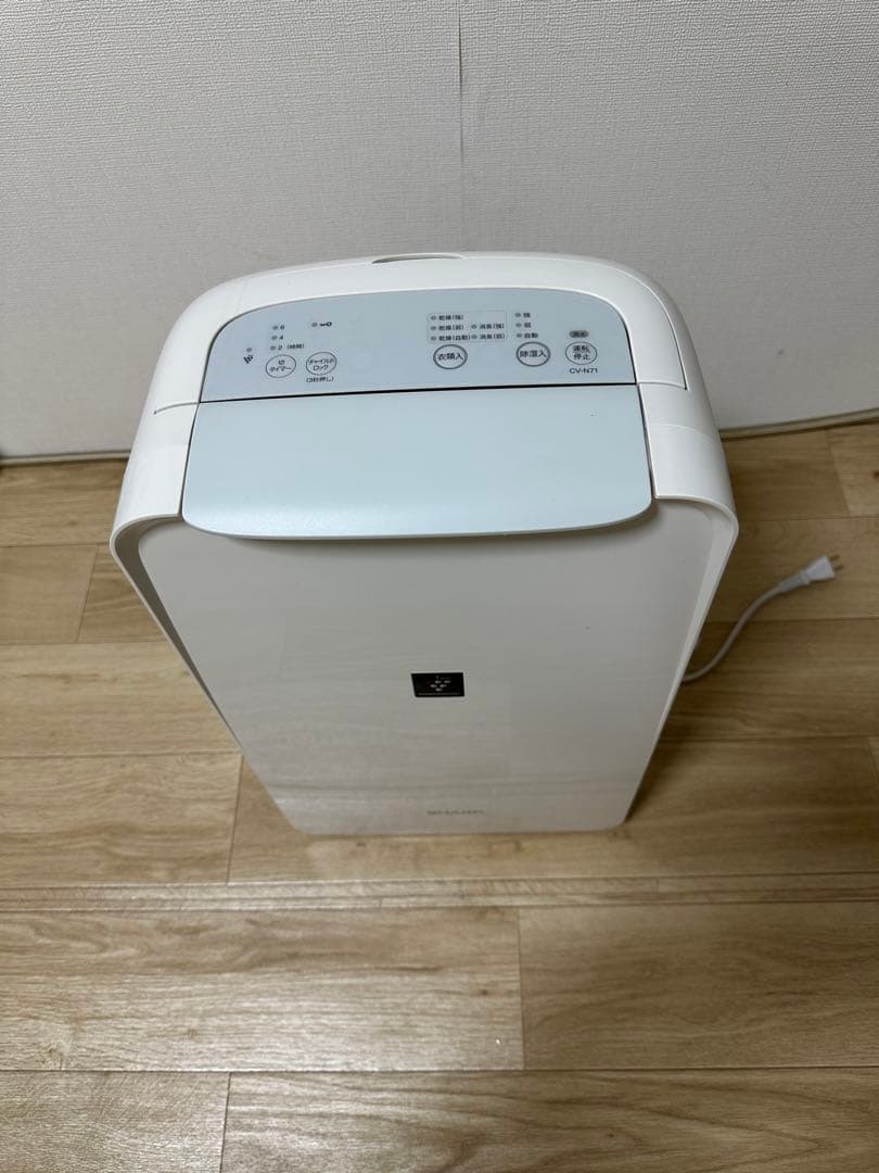 SHARP 除湿機 CV-N71-W [7.1L] 2022 年