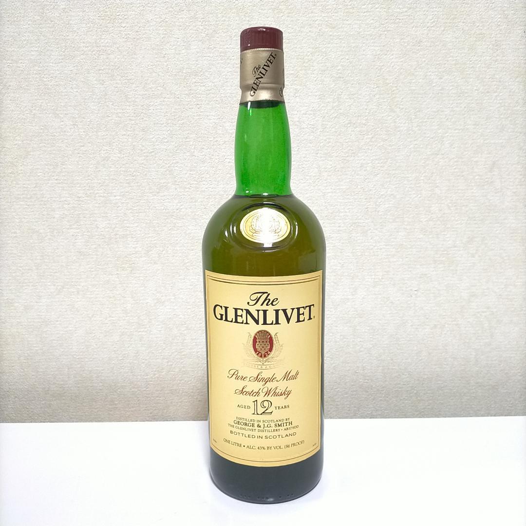 未開栓 The GLENLIVET グレンリベット 12年 1000ml 43％