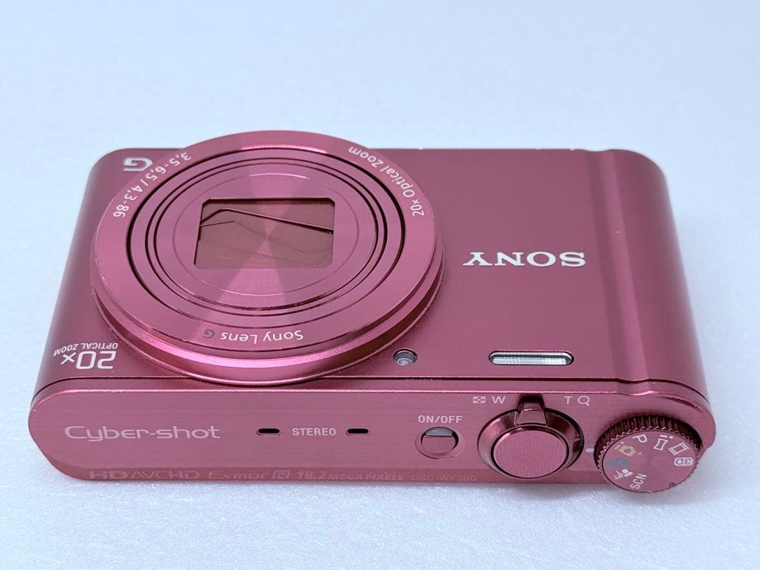 SONY DSC-WX300 レッド 動作確認済 綺麗 エモい撮影 コンデジ