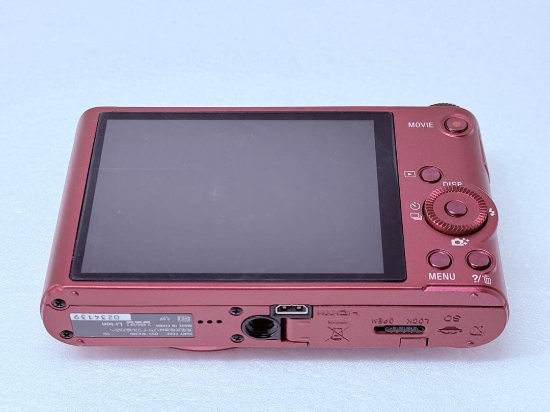 SONY DSC-WX300 レッド 動作確認済 綺麗 エモい撮影 コンデジ