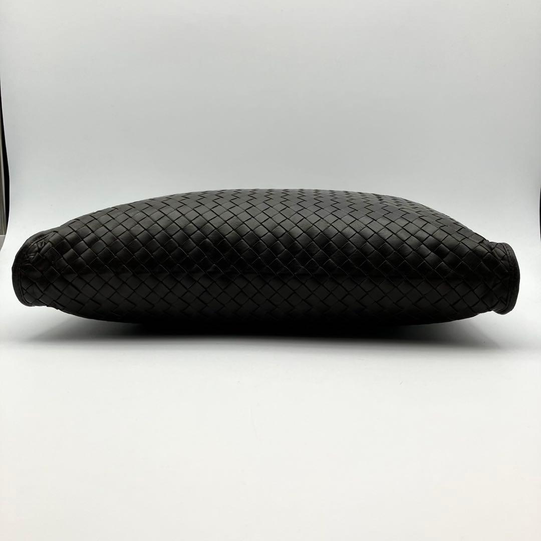 ボッテガヴェネタ　ブリーフケース　イントレチャート　2way ショルダー付き　茶