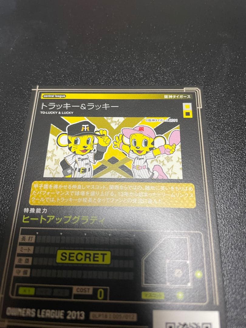 最終価格！OLP18 アイドルカード　阪神タイガース