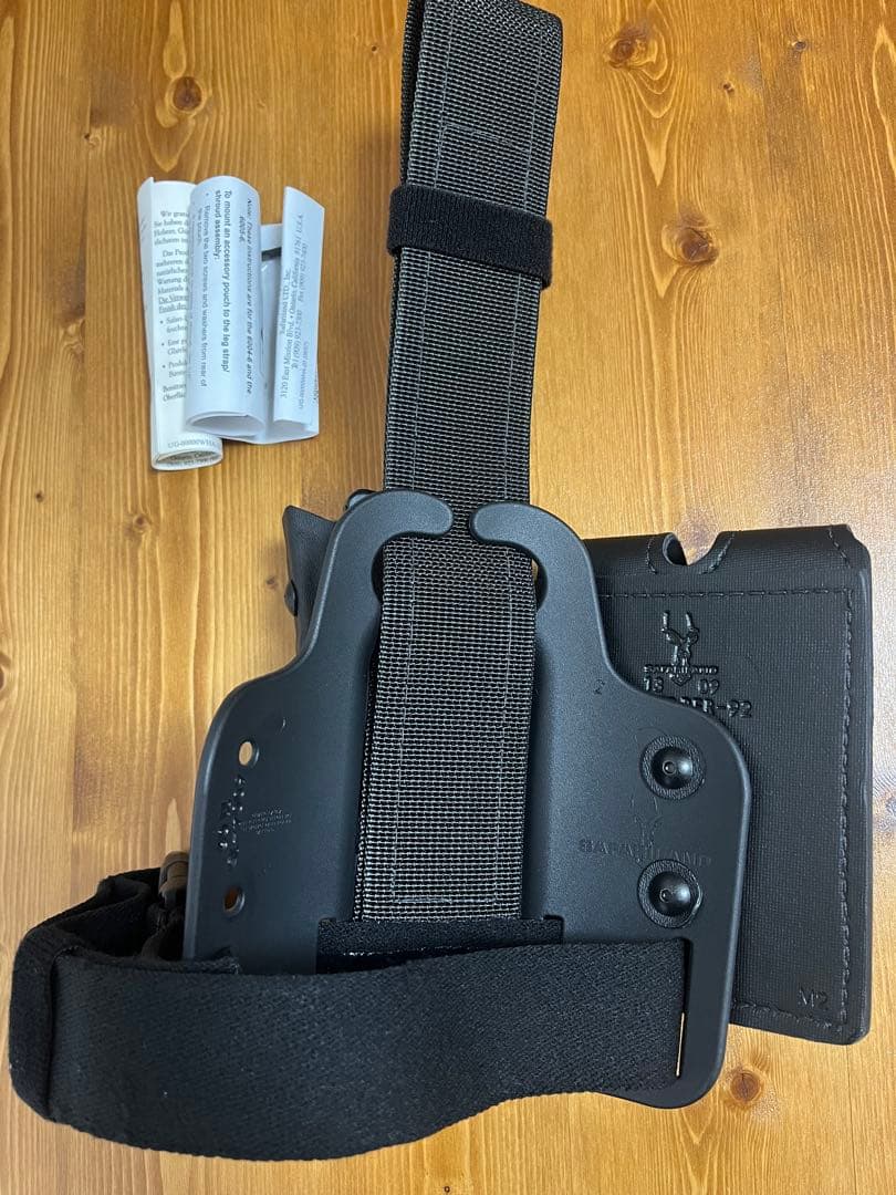 サファリランド 6004 グロック 17 22 レッグホルスター マグポーチ付