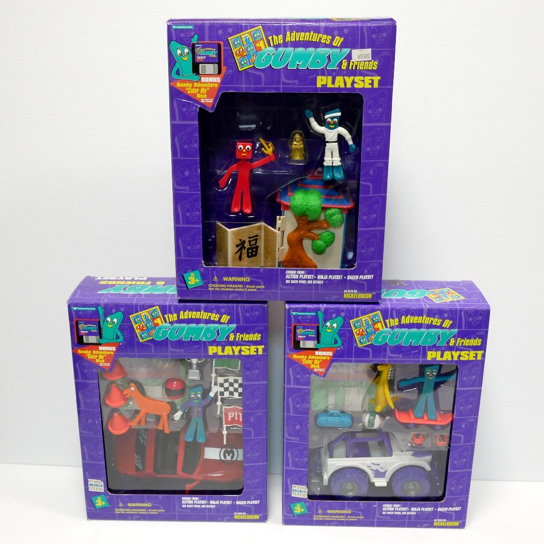 ガンビー（GUMBY）プレイセット３種