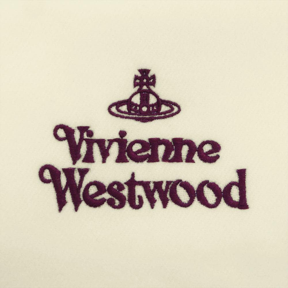 リボン付新品BOXタグ付 ヴィヴィアンウエストウッド ホワイト マフラー