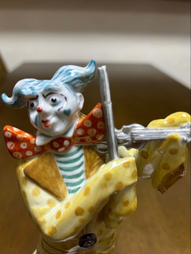 道化師の陶器置物訳アリMeissen マイセン 天使の音楽隊 陶磁器 バイオリン