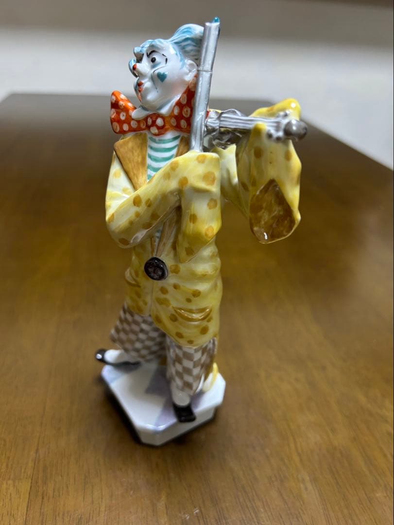 道化師の陶器置物訳アリMeissen マイセン 天使の音楽隊 陶磁器 バイオリン