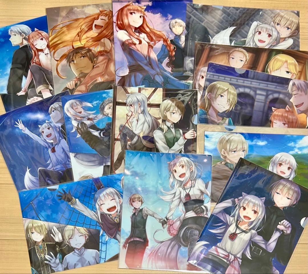 狼と香辛料　メロンブックス　特典 クリアファイル　まとめ売り　ホロ　ロレンス