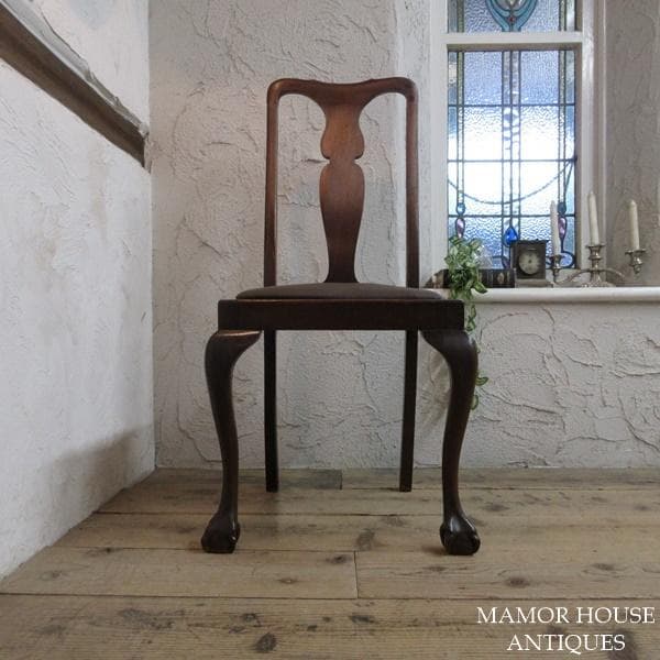 イギリス アンティーク 家具 ダイニングチェア 椅子 イス 英国 4165e