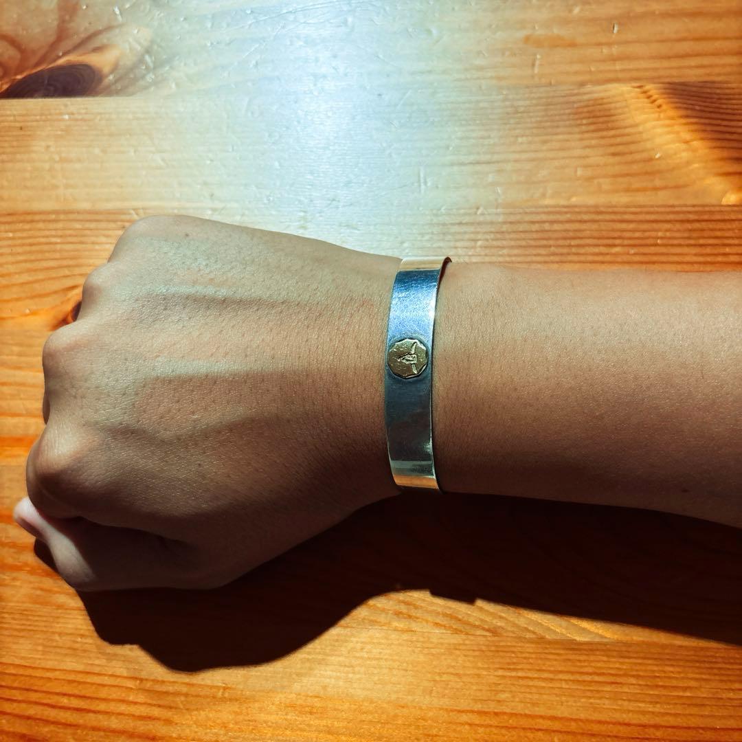 tady&king 平打ちバングルMサイズ ロングホーン