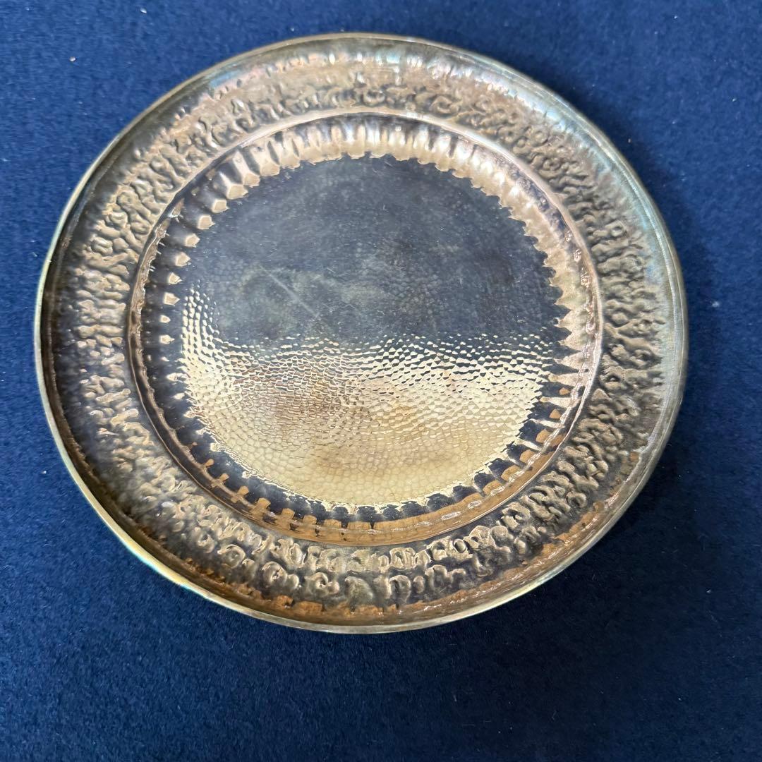純銀 皿 青海盆 大阪淀屋橋 尚美堂造 149g 共箱