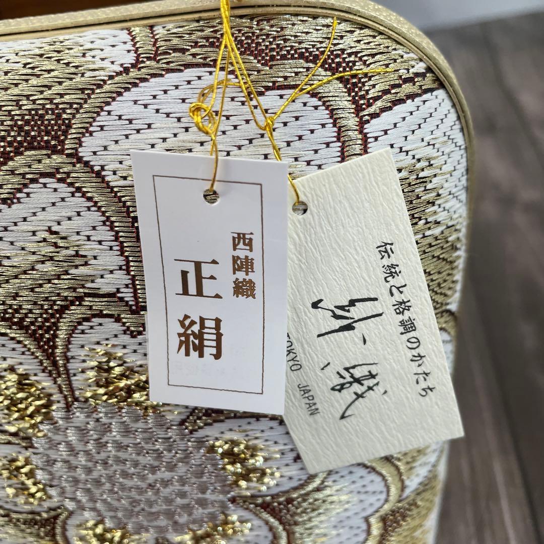 そ✨2007振袖などに✨西陣織 草履バッグ Lサイズ 少々訳あり新品