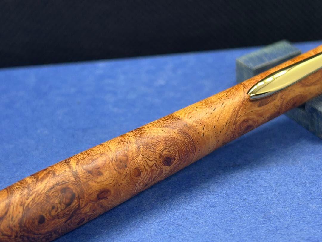 【早い者勝ち】極上花梨瘤　シャープペンシル0.5 加藤金属　ハンドメイド