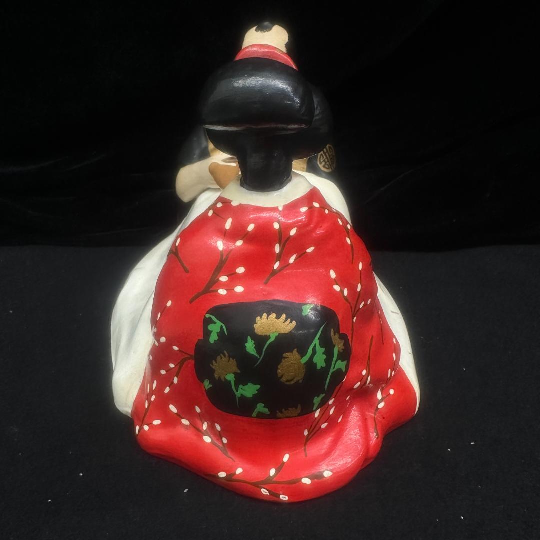 時代　春画　裏艶絵　色絵　陶器人形