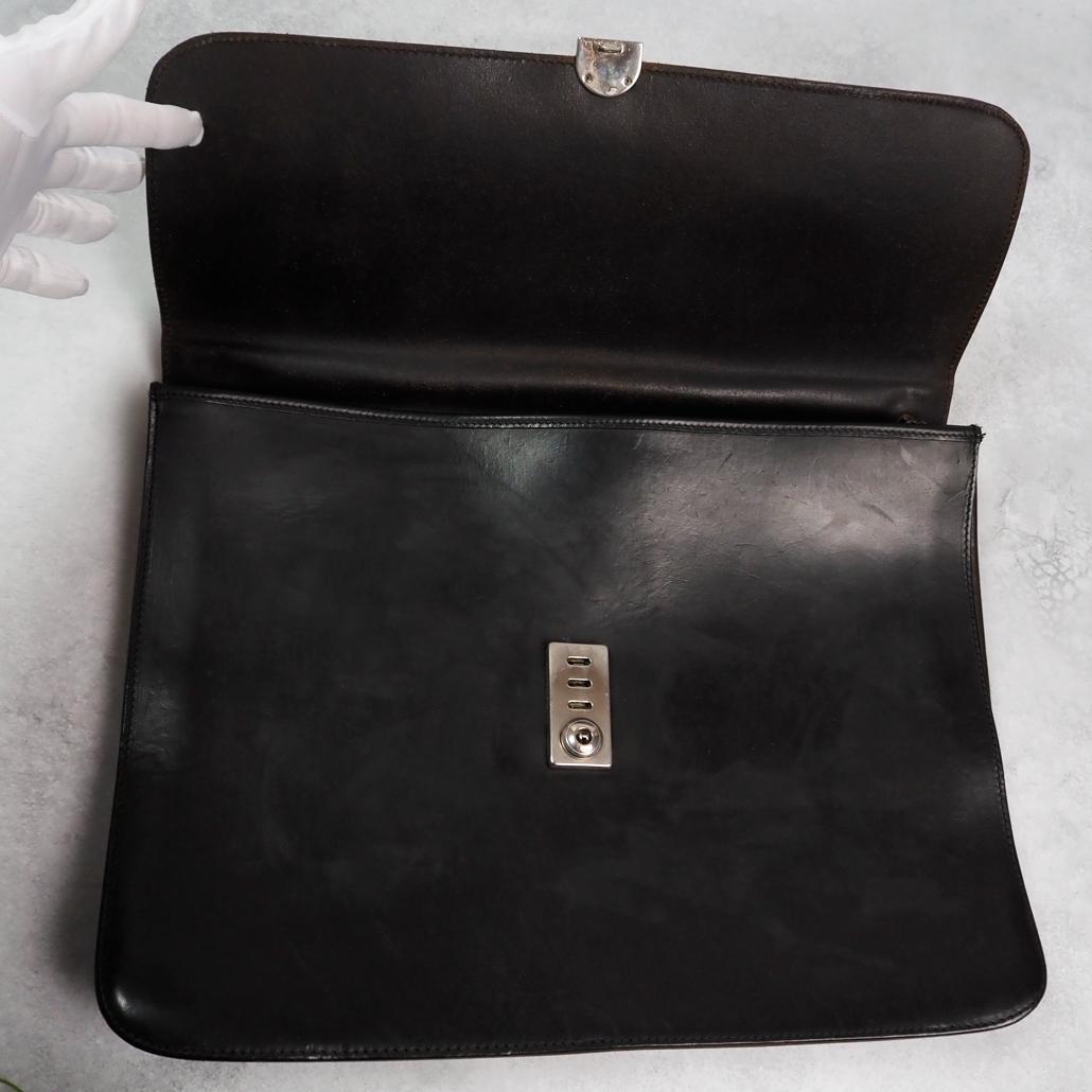 茶芯 鍵付き Felisi オールレザーブリーフケース ビジネスバッグ 1929