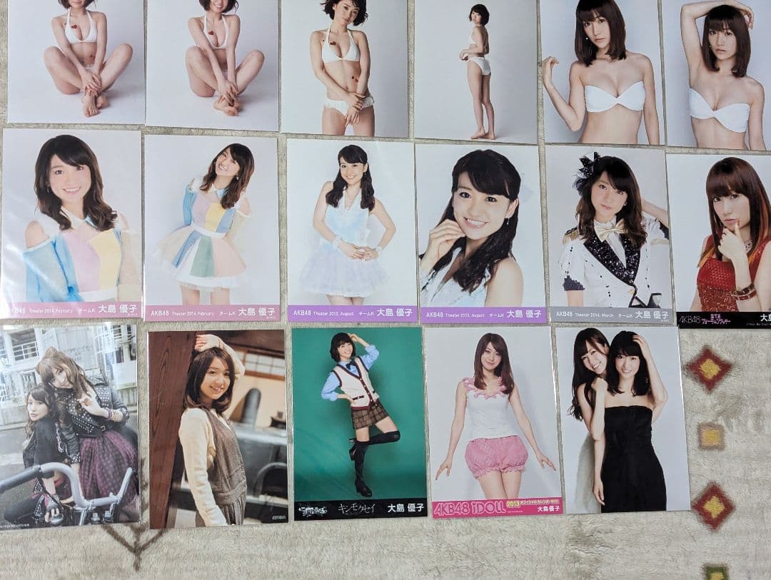 公式&非売品 美品 オフショット 生写真 無修正 65枚 大島優子⑥