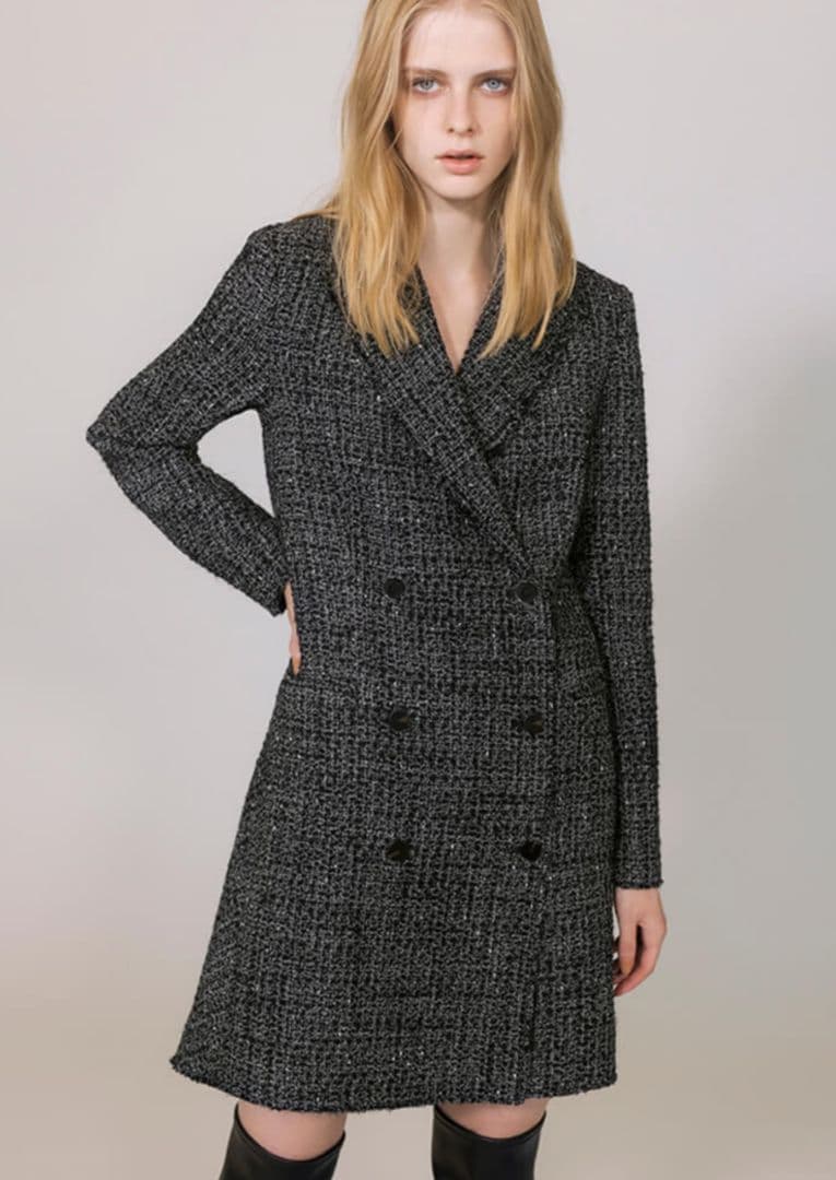 新品✨【価格 69,300円】Theory セオリー ツイードチェスターコート