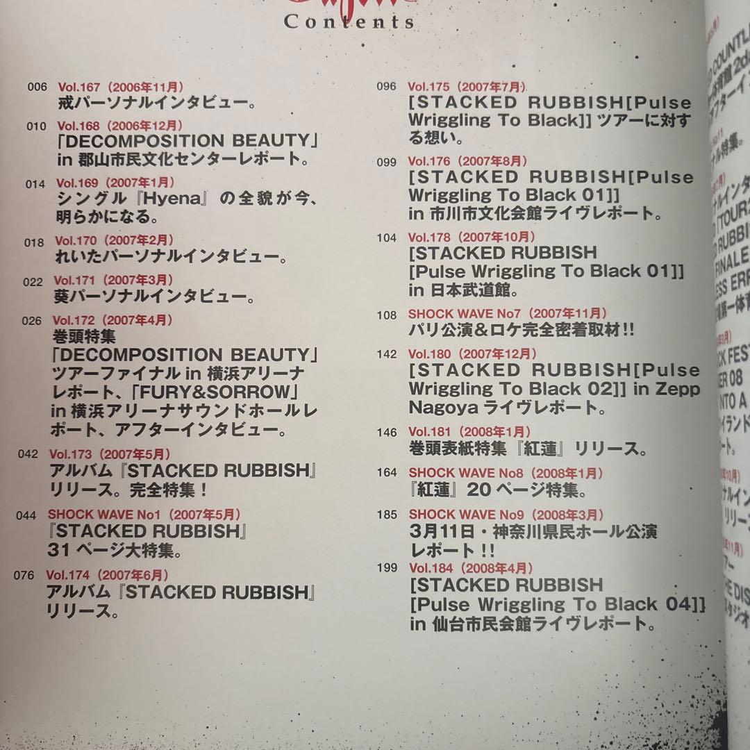 the GazetteE ガゼット SHOXX File 1 2 ショックス