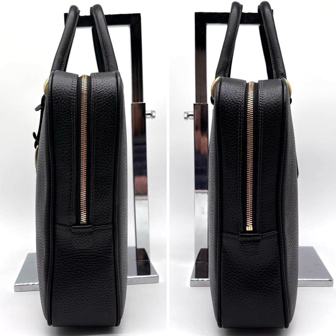 トフアンドロードストーン　Vブリーフ　ビジネスバッグ　A4可　レザー