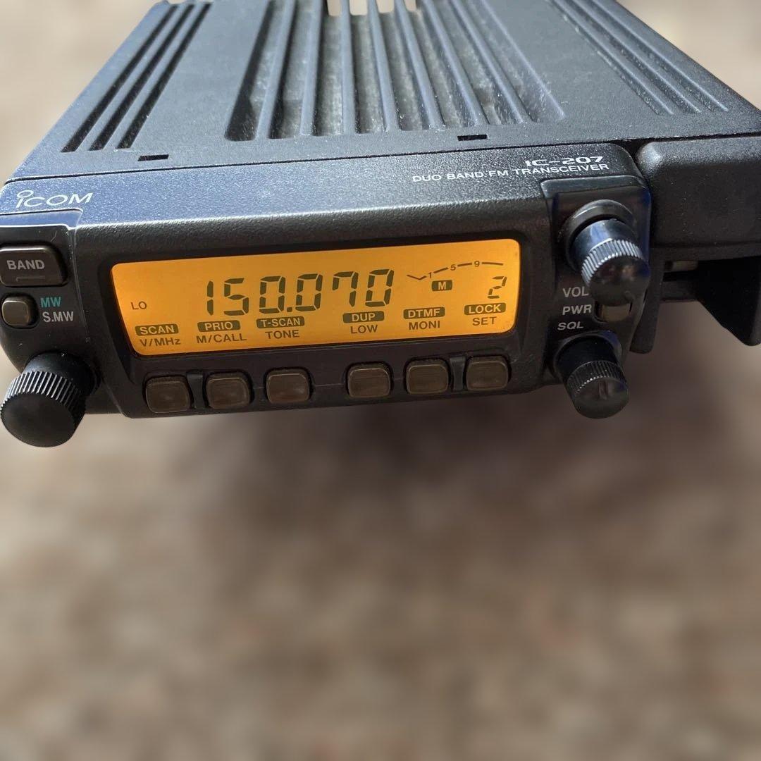 ICOM Duo Band FM Transceiver 受信機IC-207