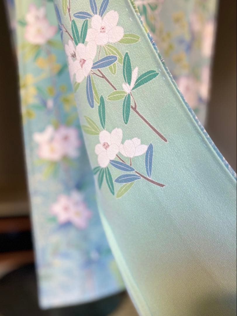 正絹訪問着4点フルセット◎全品未使用！こだわりコーディネート品格シリーズa12