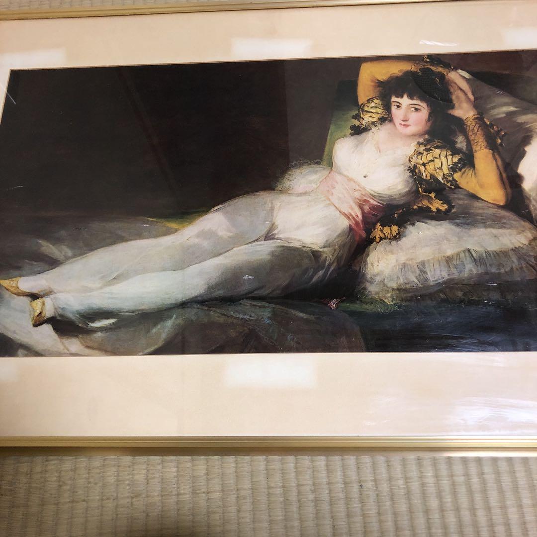 「着衣のマハ」ゴヤ作 レプリカ