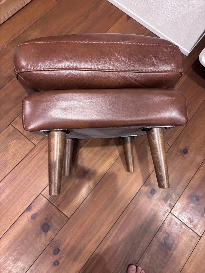 美品✨希少•廃盤品 UNICO MOLN ウニコ モルン オットマン　本革