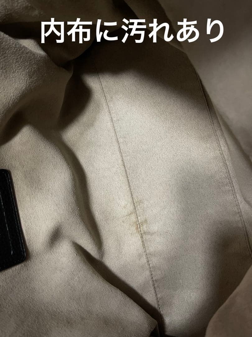 COACH ネイビー ・黒レザー トートバック　A4