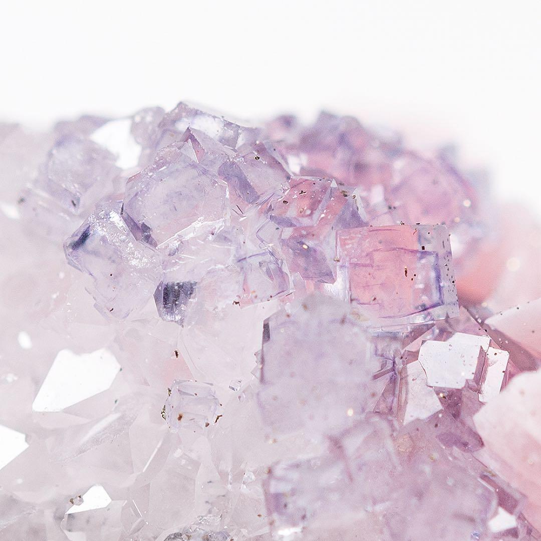 中国 ロードクロサイト フローライト 天然石 原石 鉱物標本 鉱石 蛍石 728