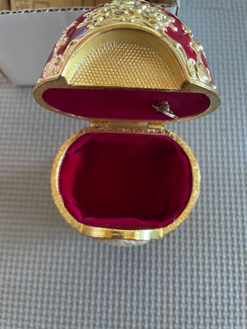 小樽オルゴール堂オルゴール　エッグ型カメオ　君をのせて