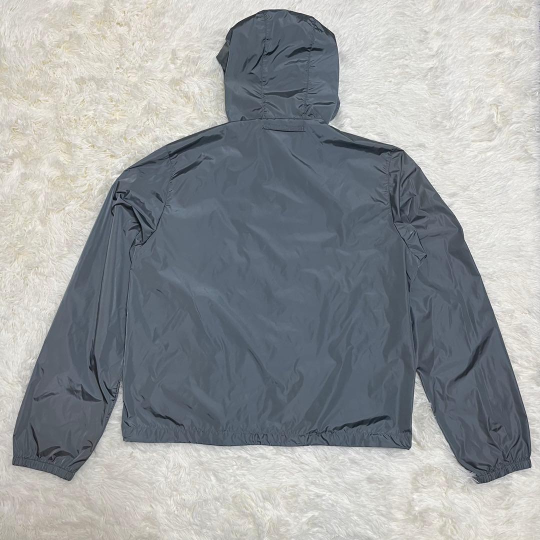 PRADA SPORT ナイロン パーカー フード付き グレー XLサイズ