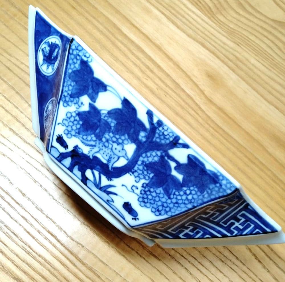 ☆ 平安三楽 清水焼 舟型鉢