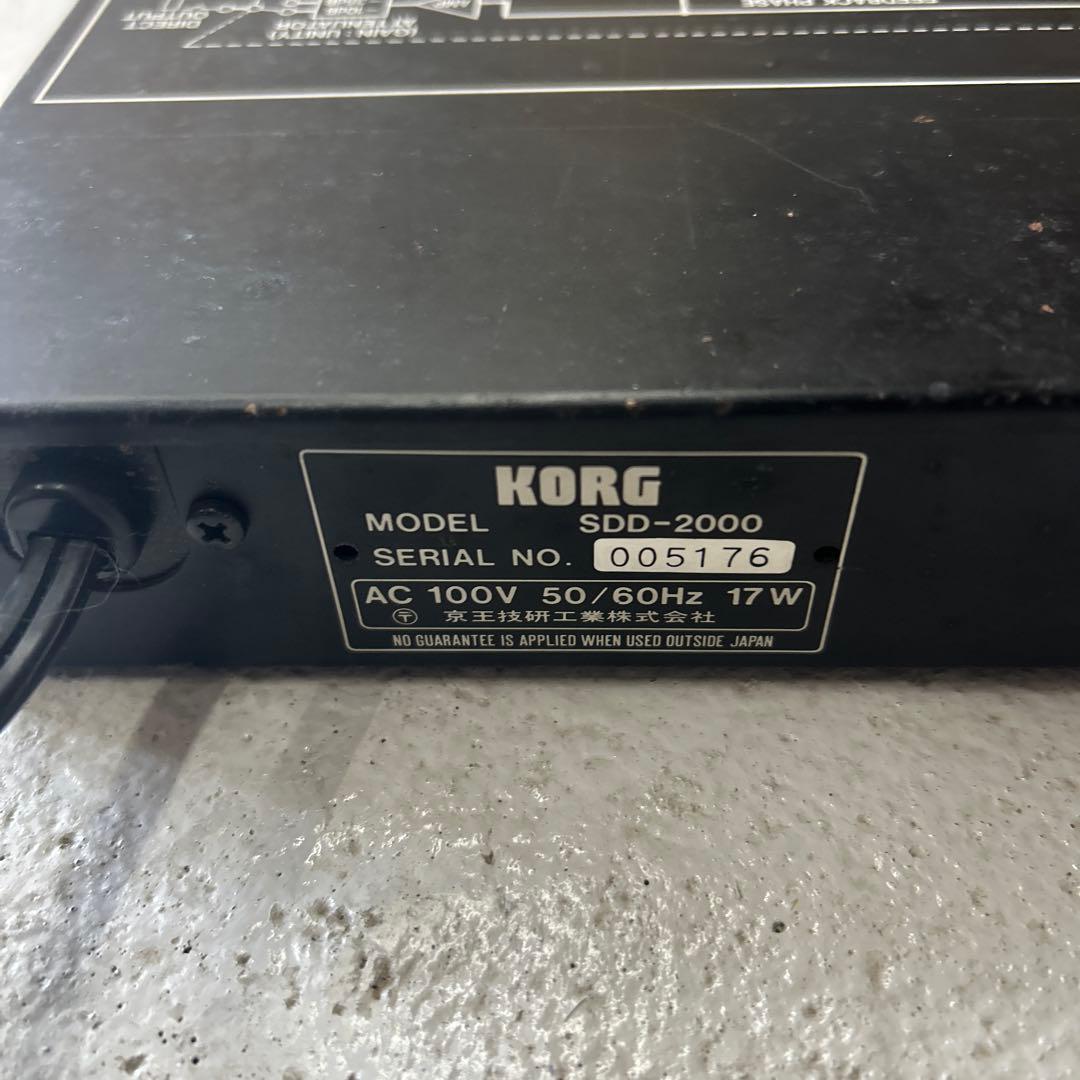 KORG SDD-2000（デジタルディレイ／ギターエフェクター）