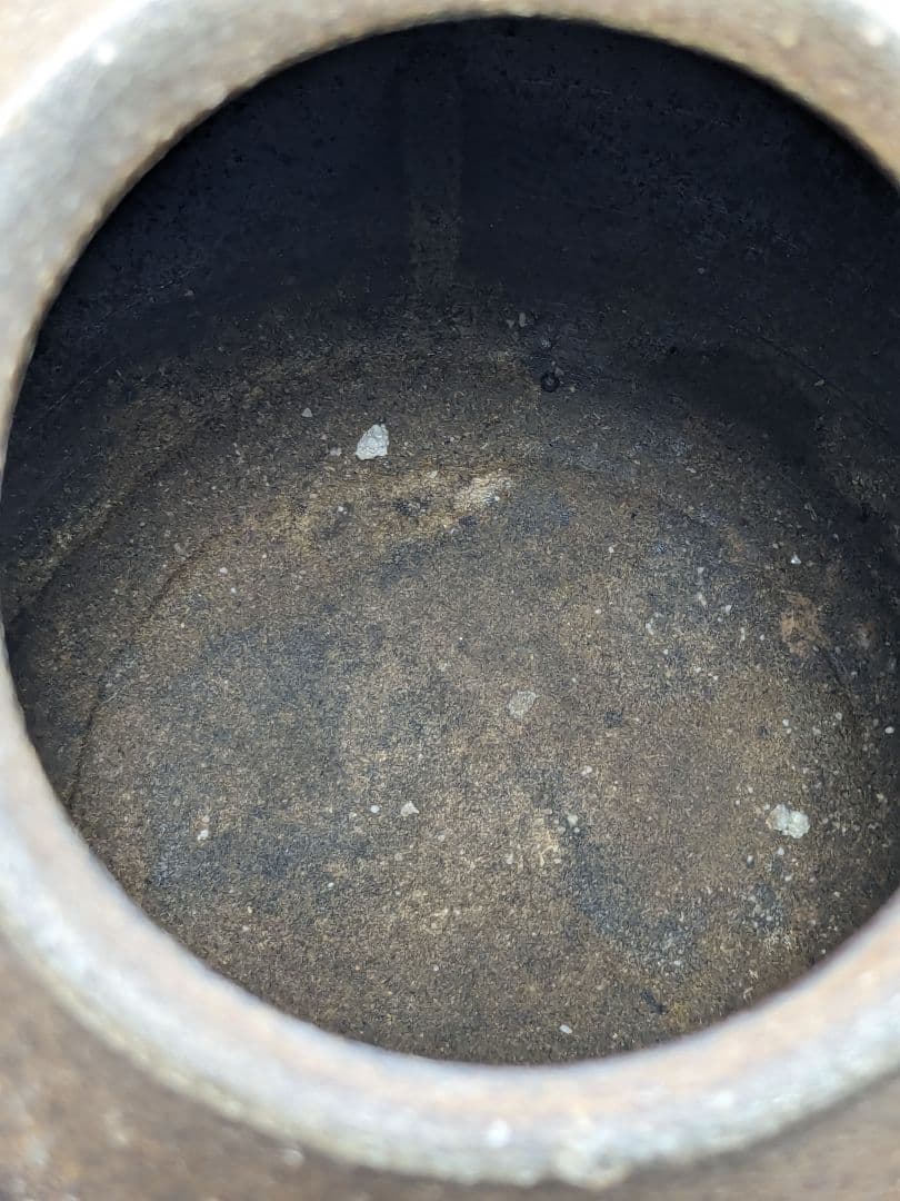 西川政美 備前焼 壷 合箱 壺 つぼ 花入 花器 フラワーベース 置物 花瓶