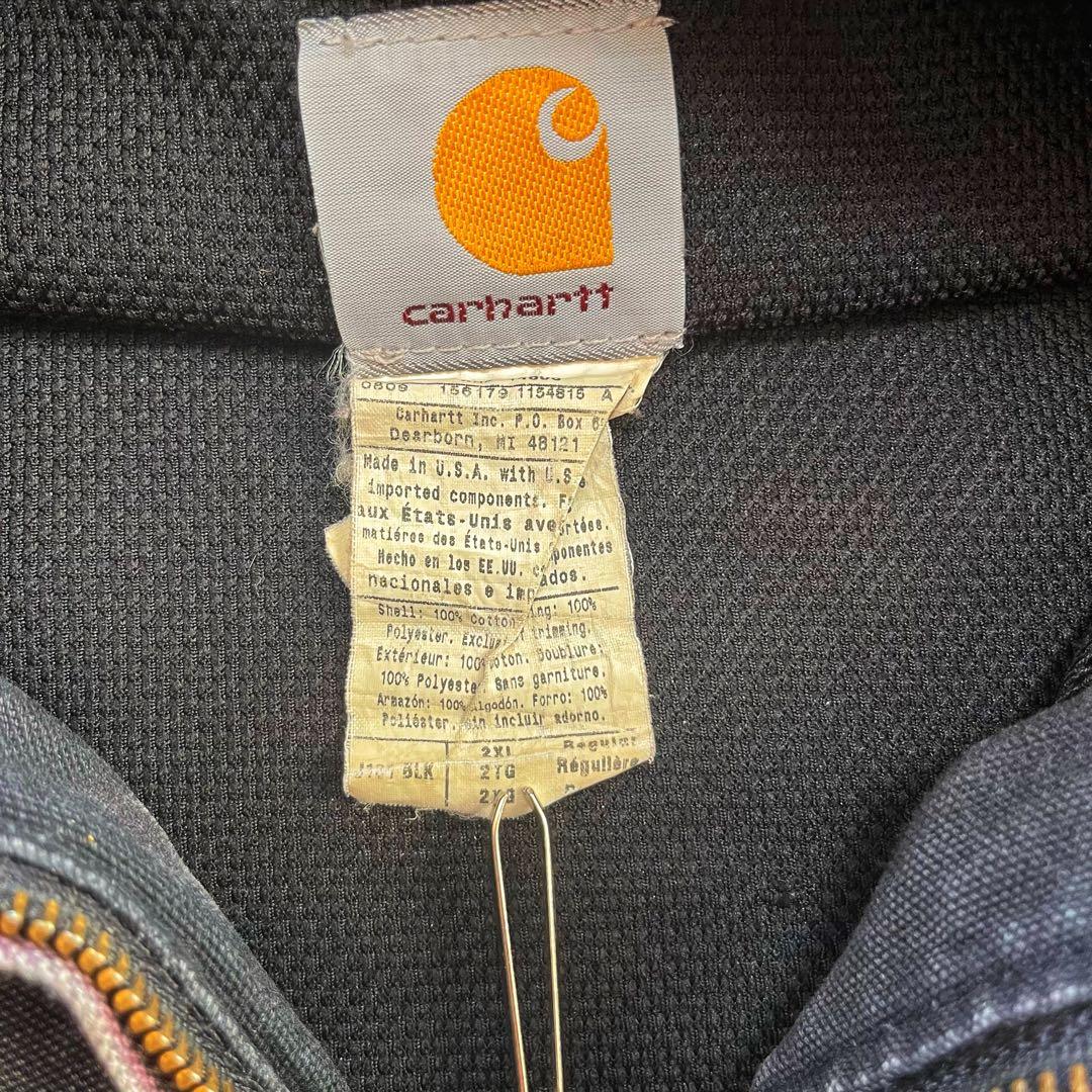 Carhartt　アクティブジャケット　ブラック　USA製